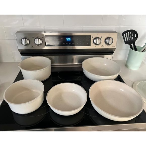 11pcs Nonstick Cookware Sets Detachable Handle - Picture 9 of 10